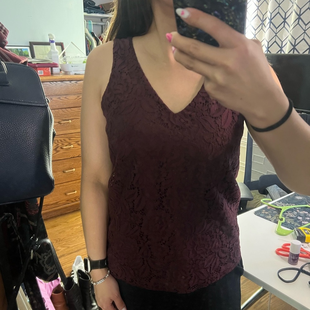 Lace work top